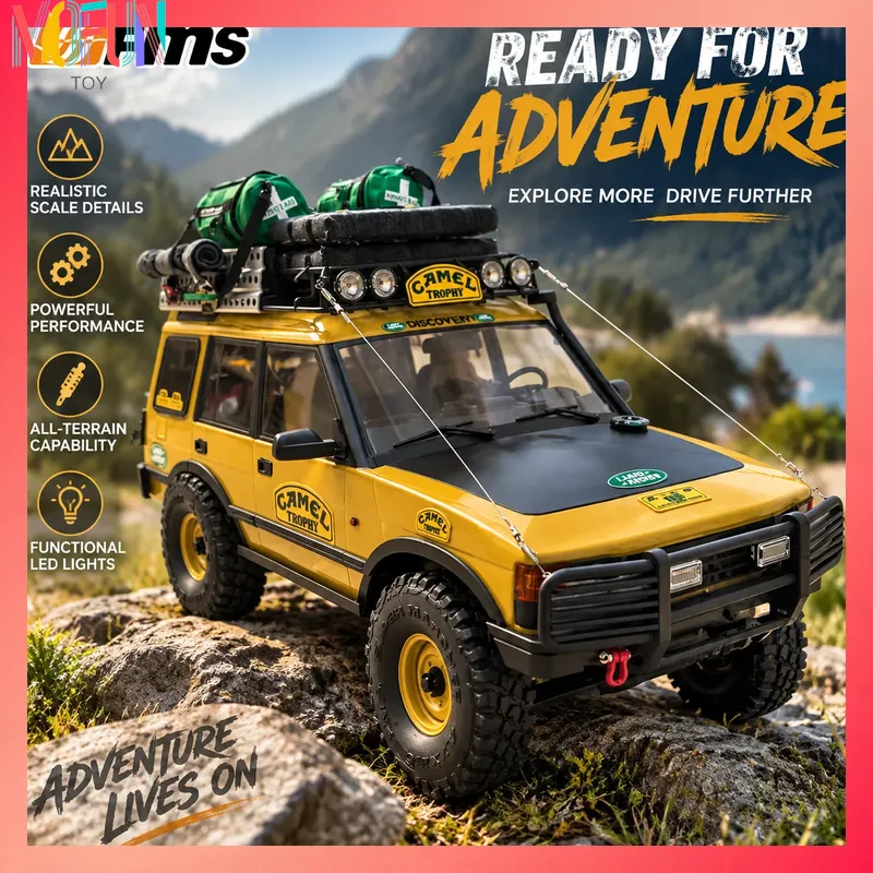 Rc Hobby Track - FCX10 1/10 schaal Camel Trophy Edition,