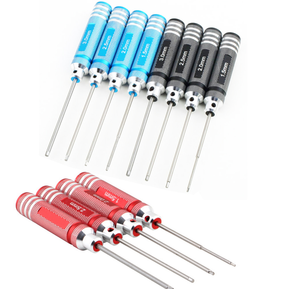 Rc Hobby Electric Screwdriver - RC Tools 4-delige zeskant schroevendraaierset met