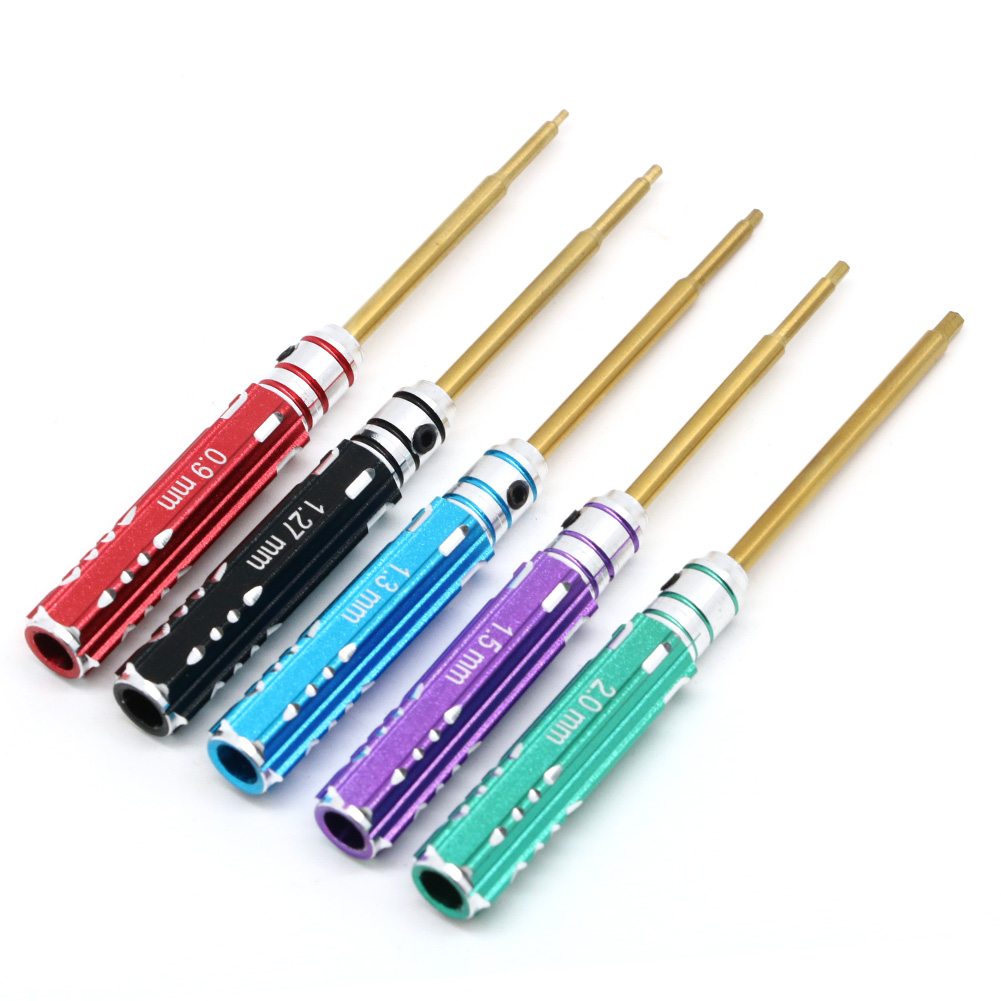 Rc Hobby Electric Screwdriver - 5 Stks/set Rc Mini 0.9Mm 1.27Mm