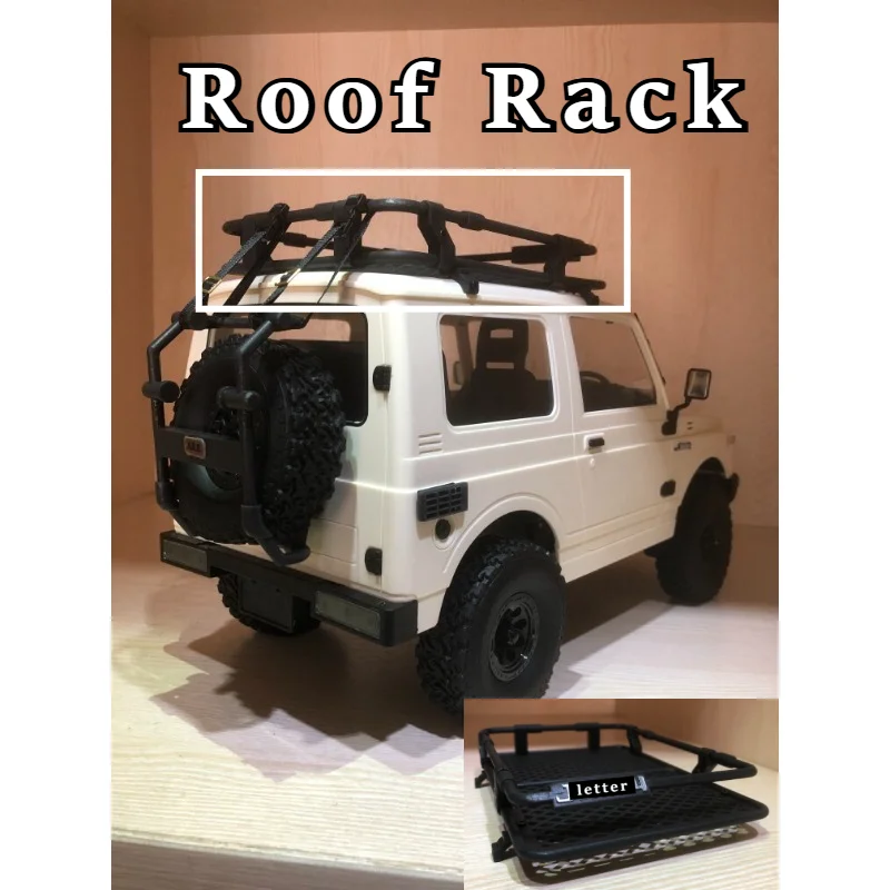 Rc Hobby Grade Crawler - Dakdrager op maat, gemaakt van UV-gecureerde