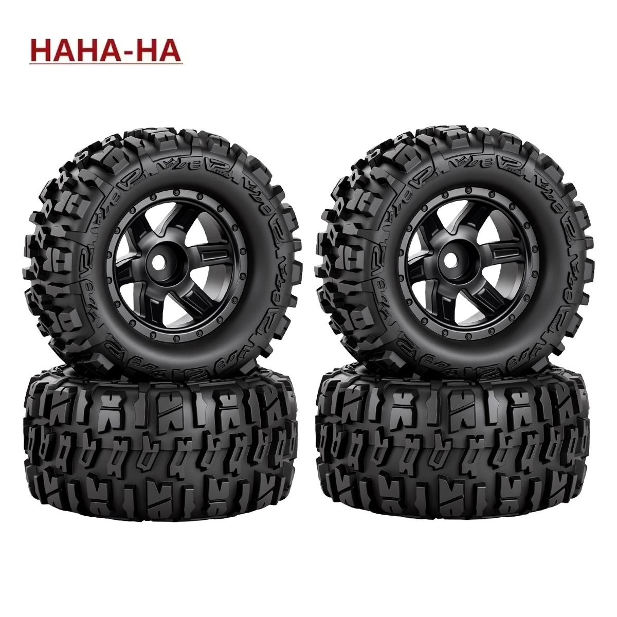 Rc Truck Monster - 4 stuks 87mm rubberen banden wielen
