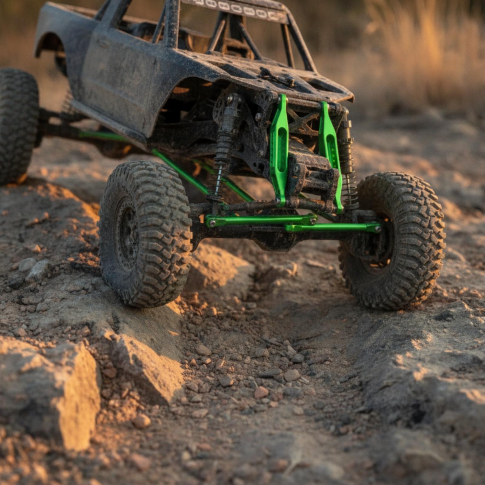Rc Truck Monster - Aluminium schakelset, stijve monstertruck schakels met