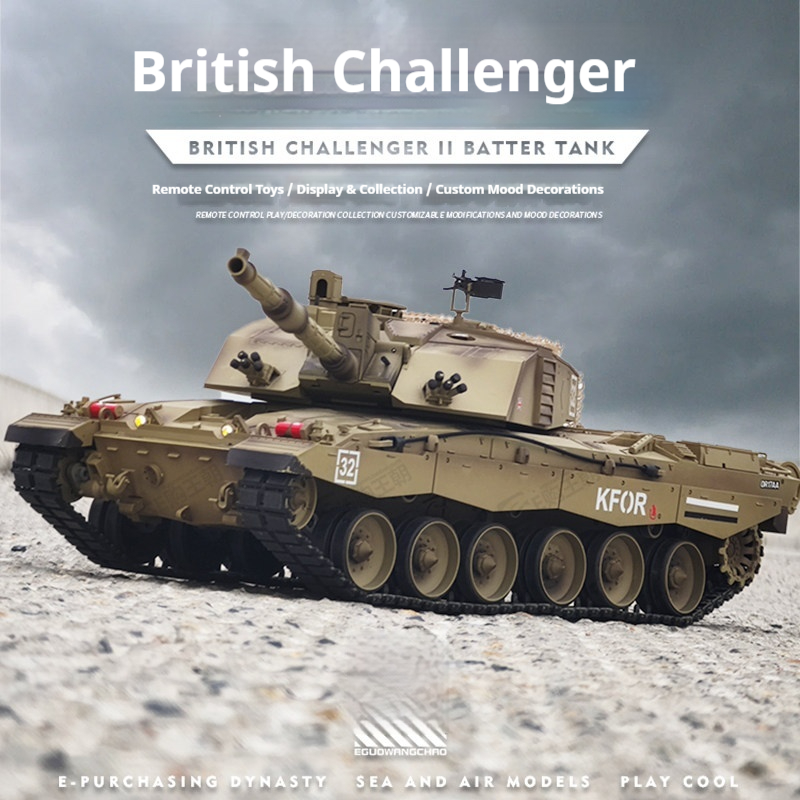 Rc Hobby Track - Elektrisch RC-model van de Britse Challenger