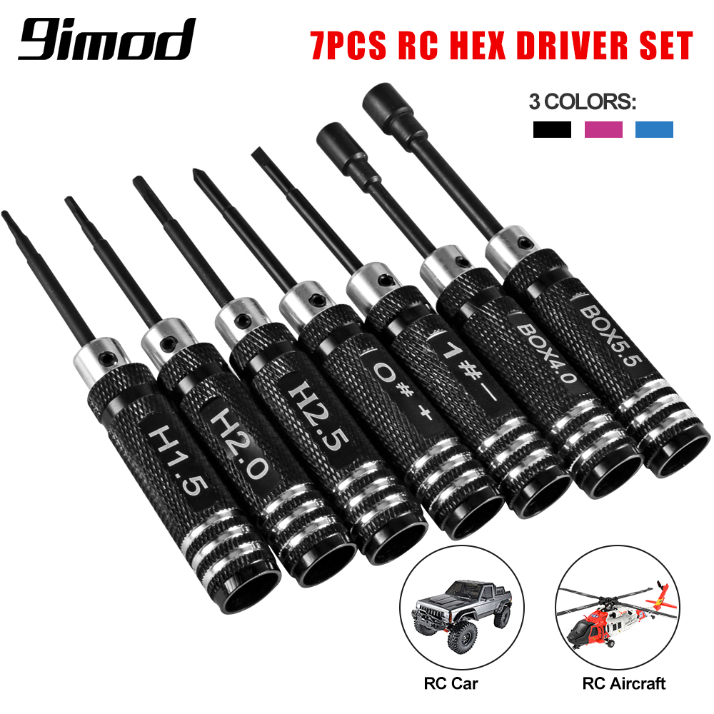 Rc Hobby Electric Screwdriver - 9IMOD RC Hex Driver Set Metalen