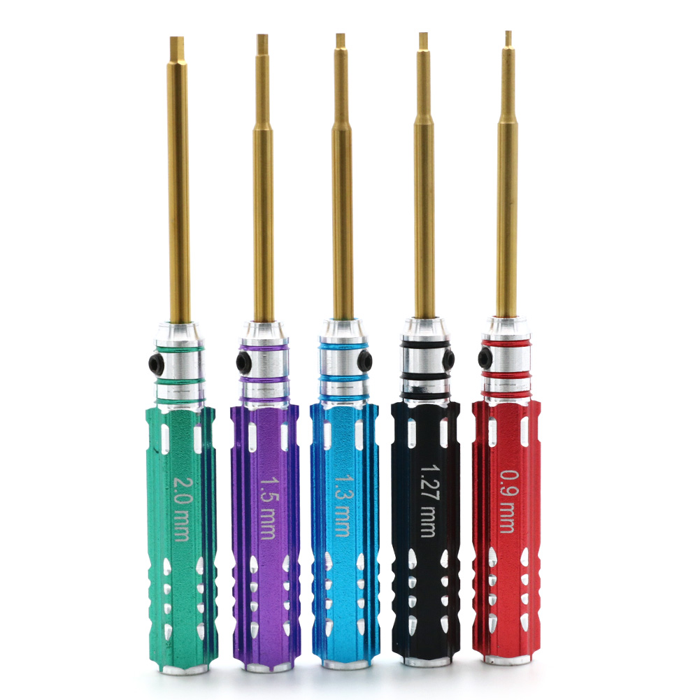 Rc Hobby Electric Screwdriver - 5 Stks/set Rc Mini 0.9Mm 1.27Mm