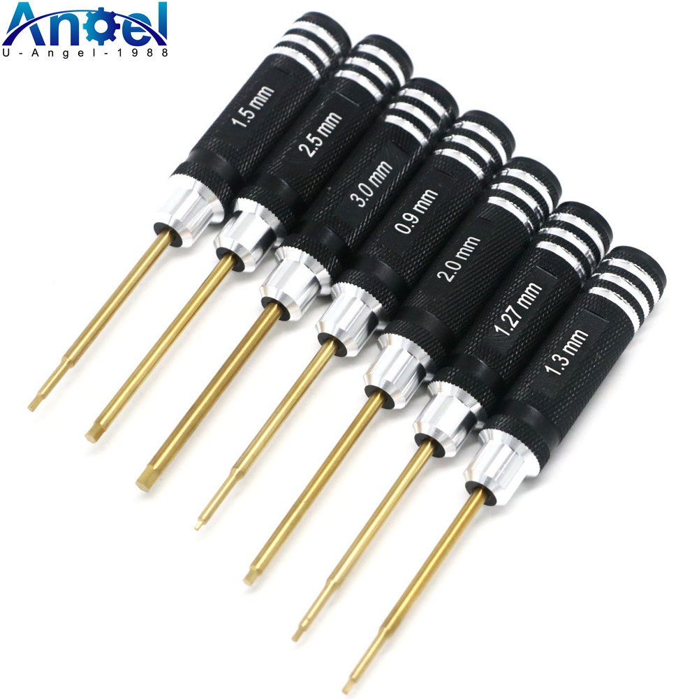 Rc Hobby Electric Screwdriver - 7 Stuks Titanium Plating Mini Precisie