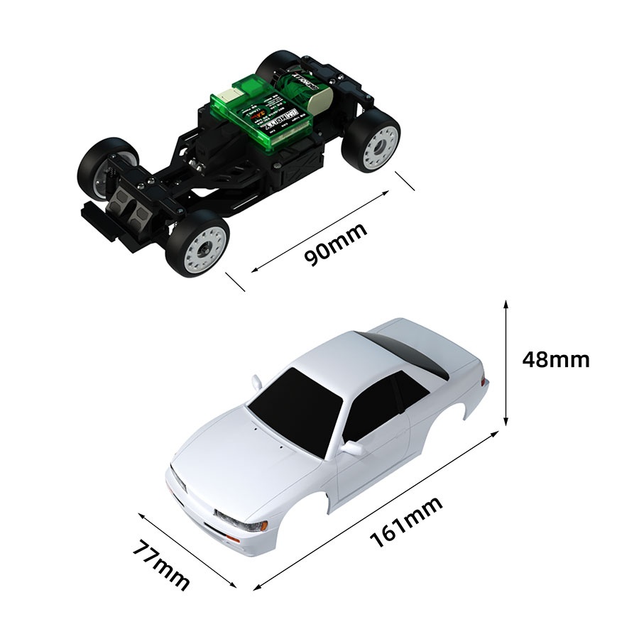 BMHOBBY BMRX FLD S13 1/28 RC D - Rc Hobby Track recensie en prijs