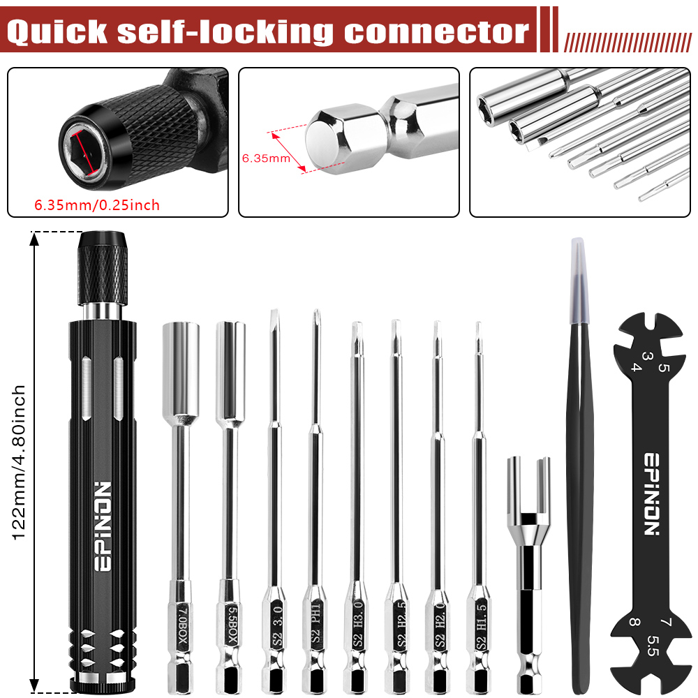 EPINON RC Auto Reparatiestanda - Rc Hobby Electric Screwdriver recensie en prijs