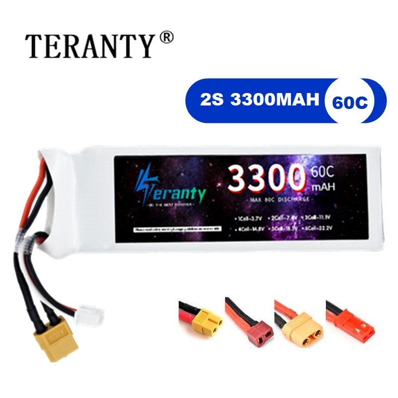 2S 7.4V LiPo Batterij 3300mAh  - Rc Hobby Model recensie en prijs