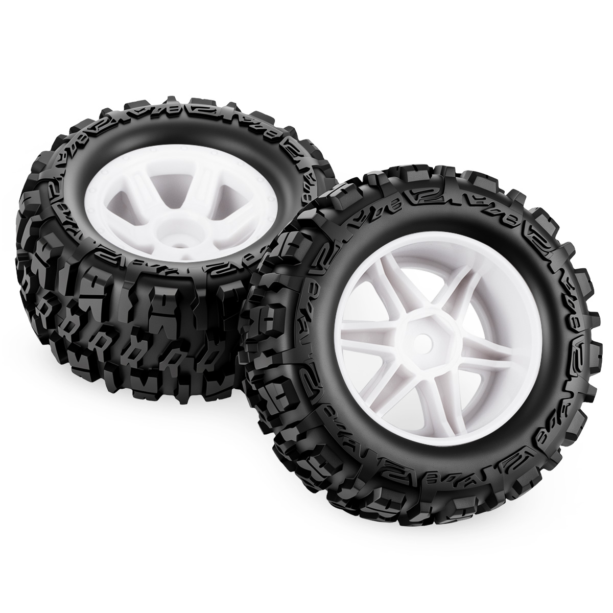 4 stuks 87mm rubberen banden w - Rc Truck Monster recensie en prijs