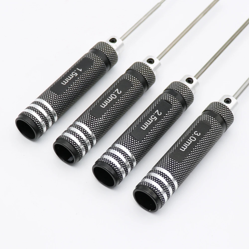 4 STUKS 1.5/2/2.5/3.0mm Zwart  - Rc Hobby Electric Screwdriver recensie en prijs